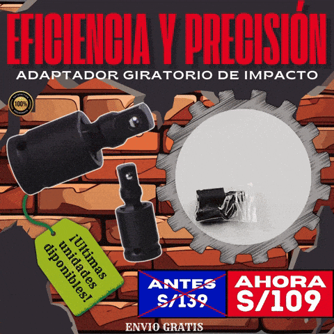 ADAPTADOR GIRATORIO DE IMPACTO