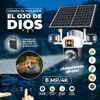 CAMARA SOLAR INTELIGENTE CON CHIP 4K DE 4 LENTES