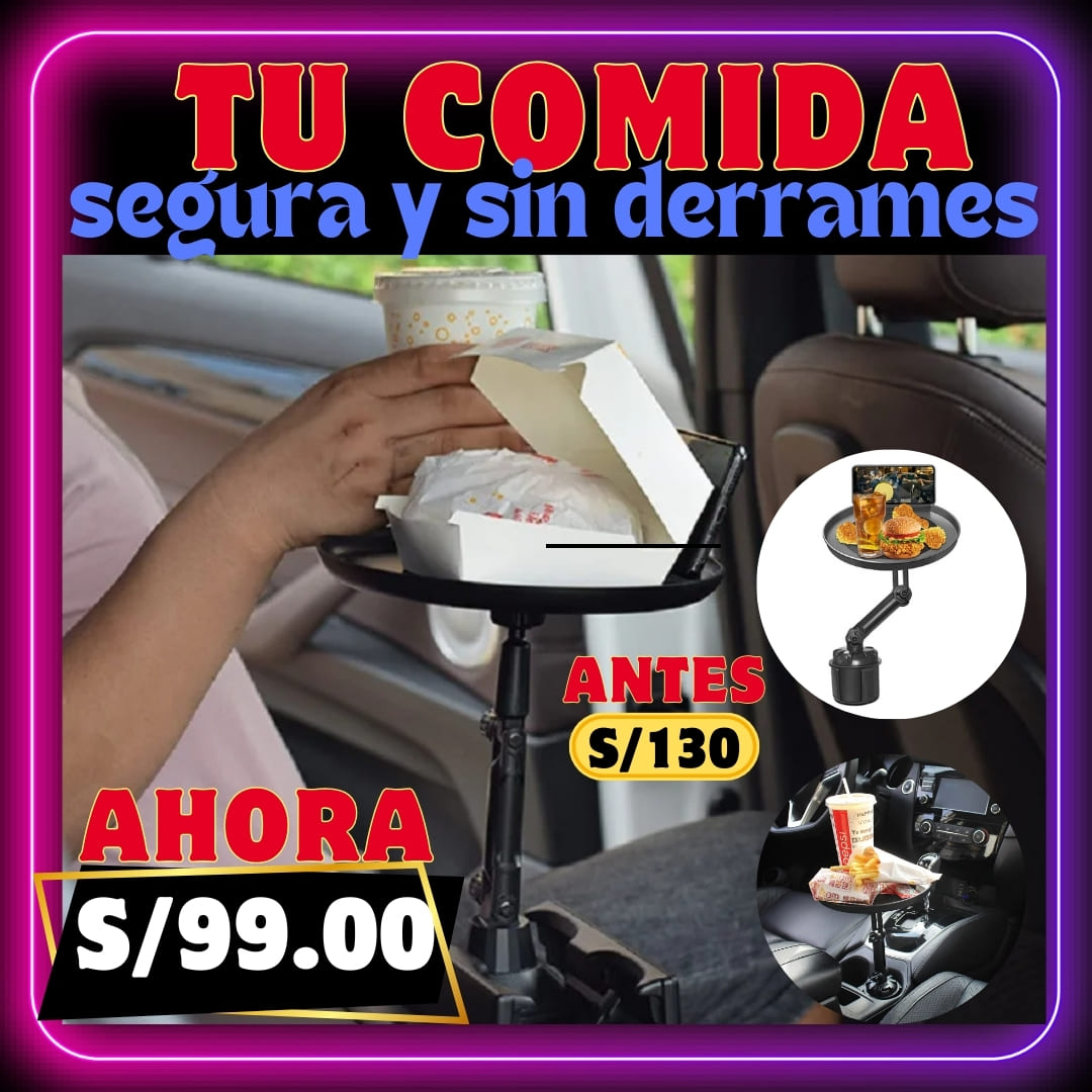 PORTA PLATO PARA AUTOS