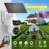 CAMARA SOLAR 4K CON 2 PANELES SOLARES CON CHIP 4G
