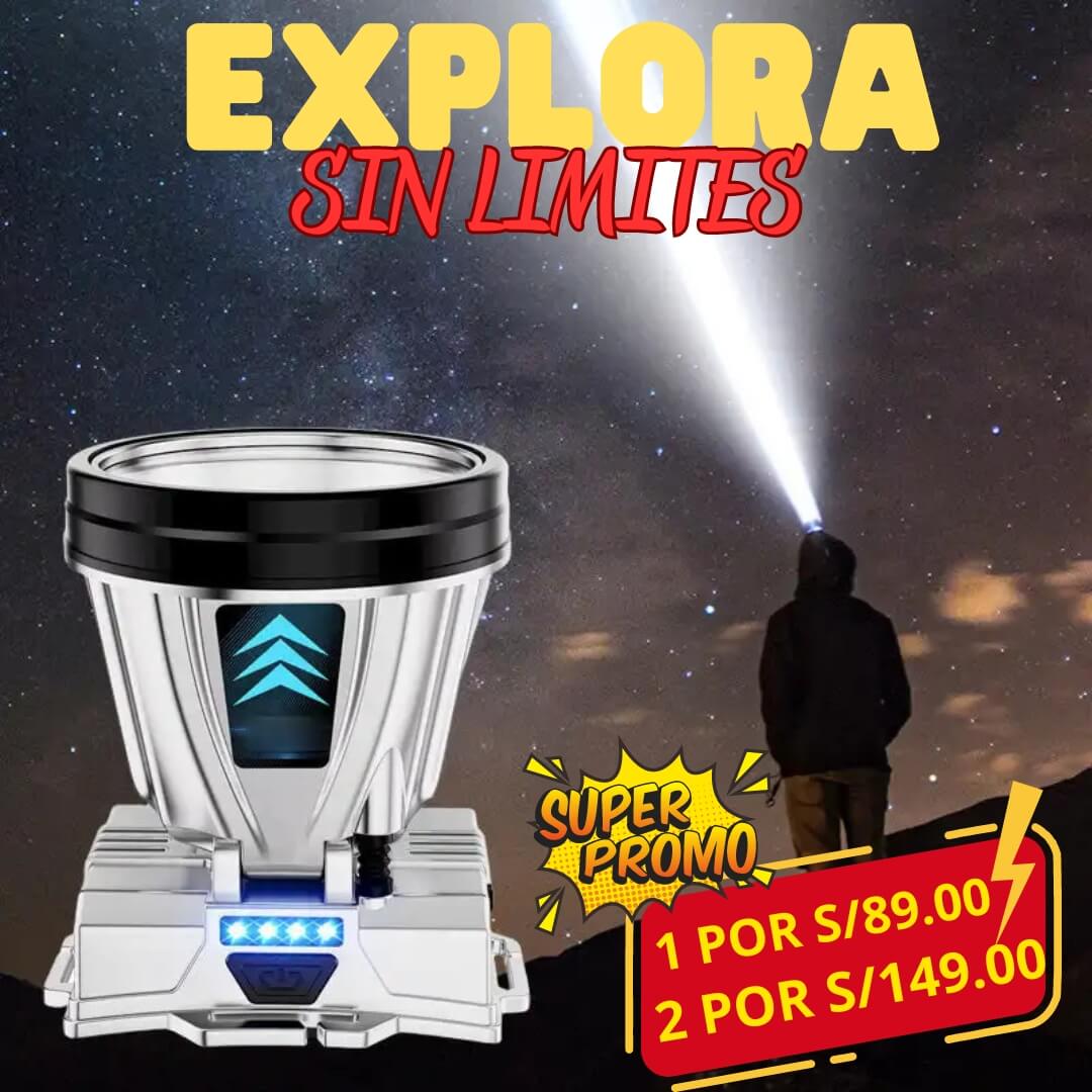 LINTERNA DE CABEZA  PARA EXTERIORES "ULTRABRIGHT TREK"