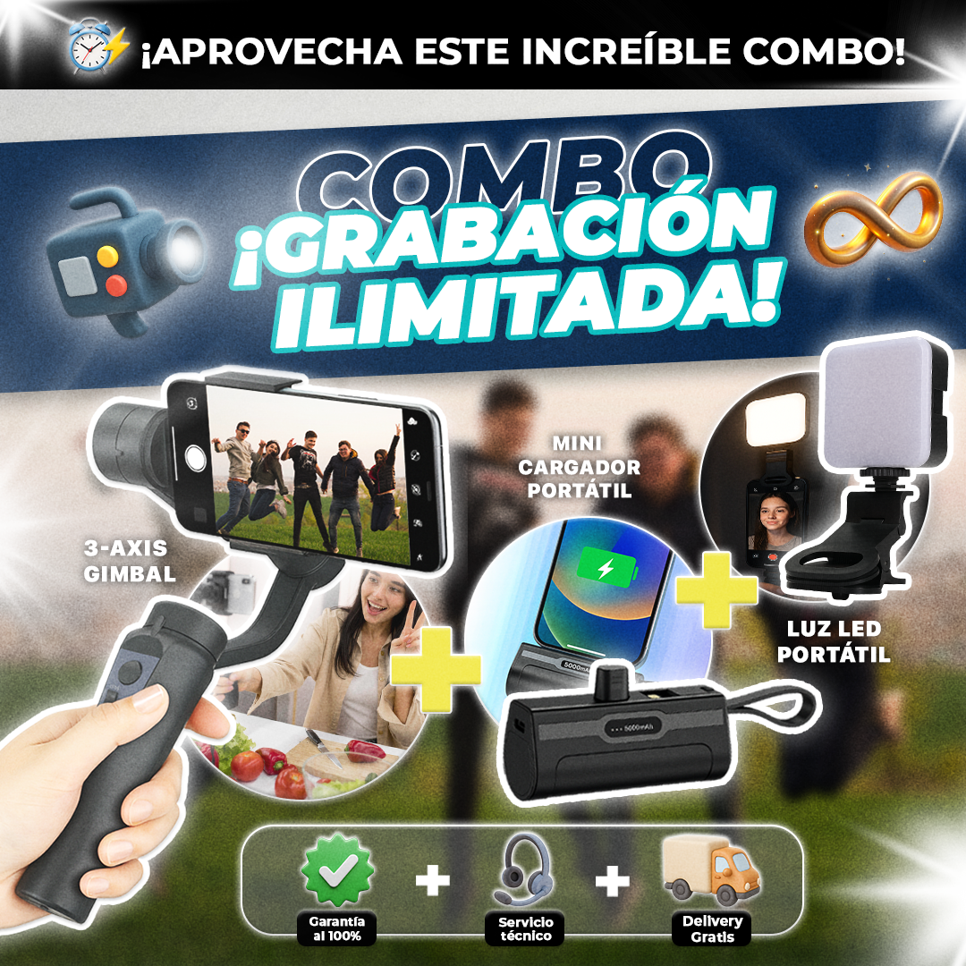 COMBO: ¡GRABACIÓN ILIMITADA!