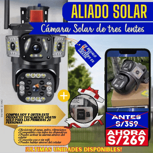 CÁMARA SOLAR DE TRES LENTES