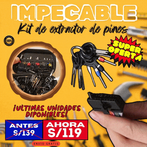 KIT DE EXTRACTOR DE PINES