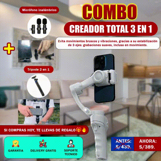 COMBO CREADOR TOTAL 3 EN 1