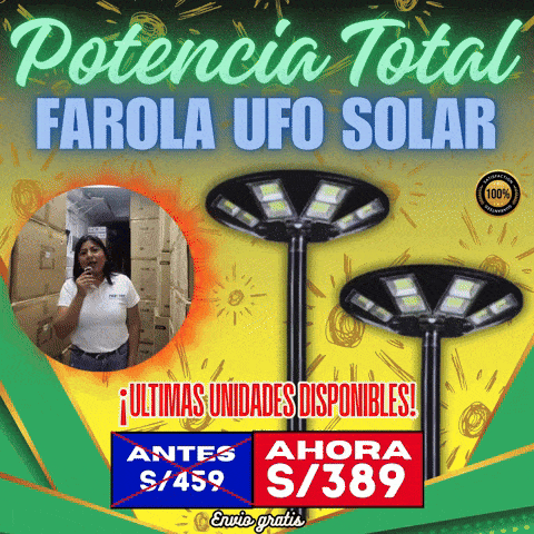 FAROLA UFO SOLAR