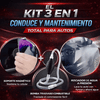 EL KIT 3 EN 1 CONDUCE Y MANTENIMIENTO TOTAL PARA AUTOS