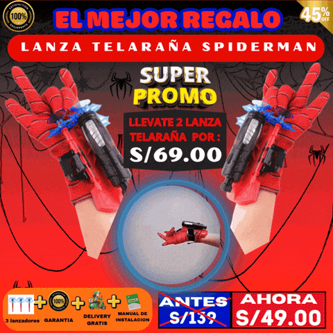 LANZA TELARAÑA SPIDERMAN