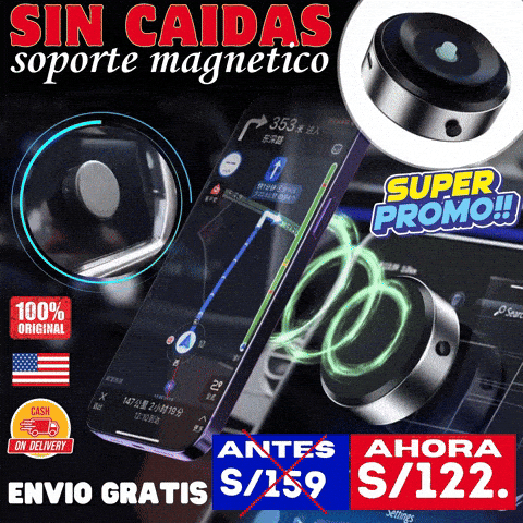 SOPORTE MAGNETICO PARA AUTOS