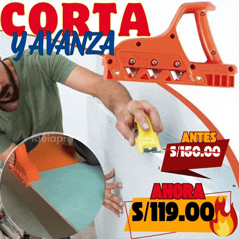 CORTADOR RAPIDO DE PLACAS DE YESO