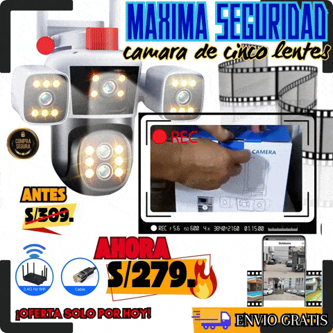 CÁMARA DE 5 LENTES
