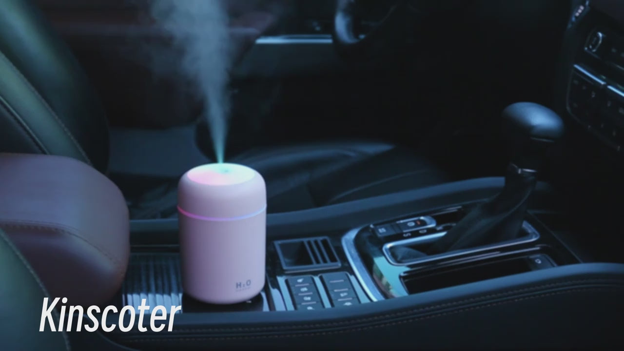 Humidificador de aire H2O de 300ml, difusor de Aroma portátil Mini USB con niebla fría para dormitorio, hogar, coche, purificador de plantas, Humificador